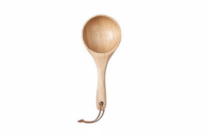 Large Wooden Scoop Spoon – Natural Kitchen Ladle
