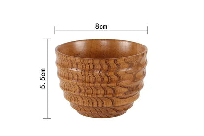 Wooden Big Belly Cup – Handmade Jujube Wood Drinkware