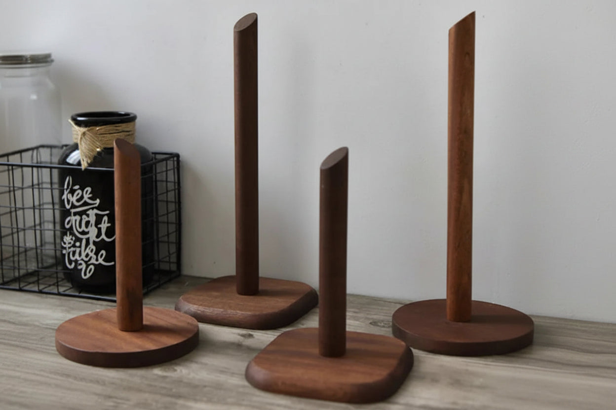 Walnut Roll Holder