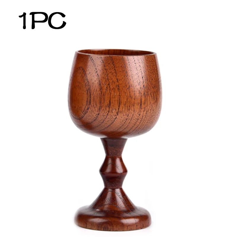 Wooden Wine Cup  – Vintage Goblet Cups