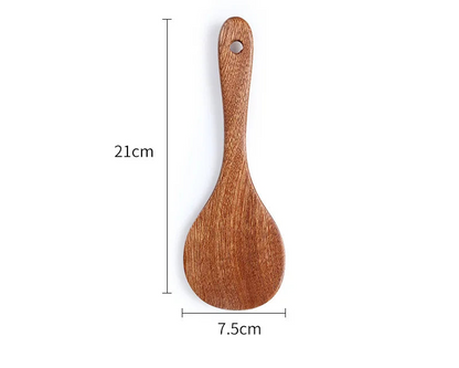 Wooden Spatula & Spoon Set – Natural Kitchen Tools