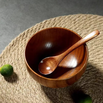 Japanese Wood Bowl Set