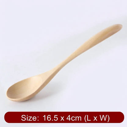 Mini Wooden Spoon & Fork Set – Coffee & Dessert Utensils