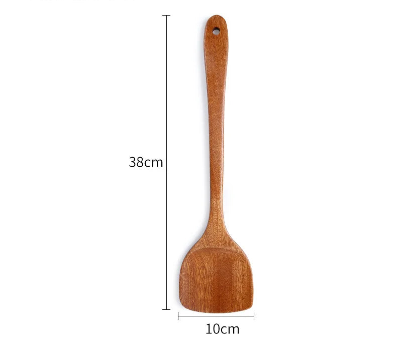 Wooden Spatula & Spoon Set – Natural Kitchen Tools