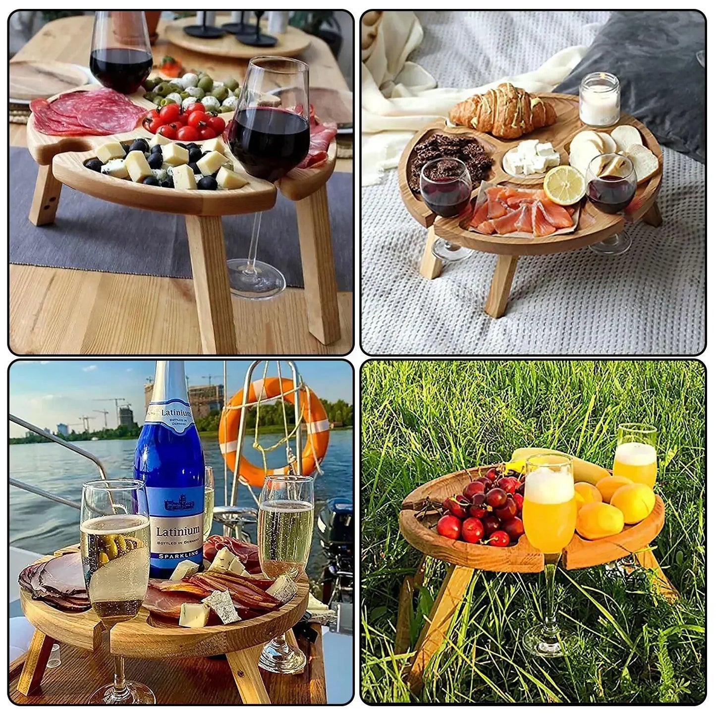 Picnic Wine & Snack Table