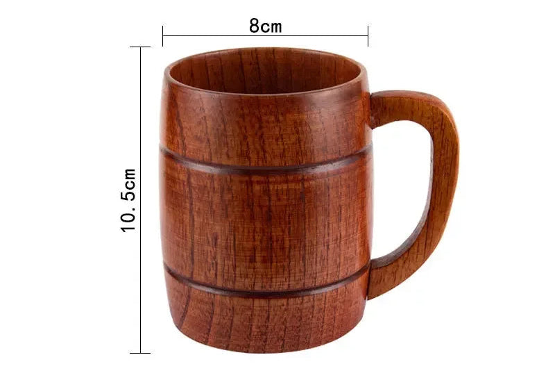 Wooden Big Belly Cup – Handmade Jujube Wood Drinkware