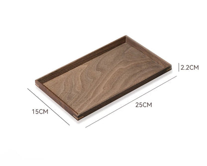 Walnut Wooden Tea Tray – Rectangular Serving Board
