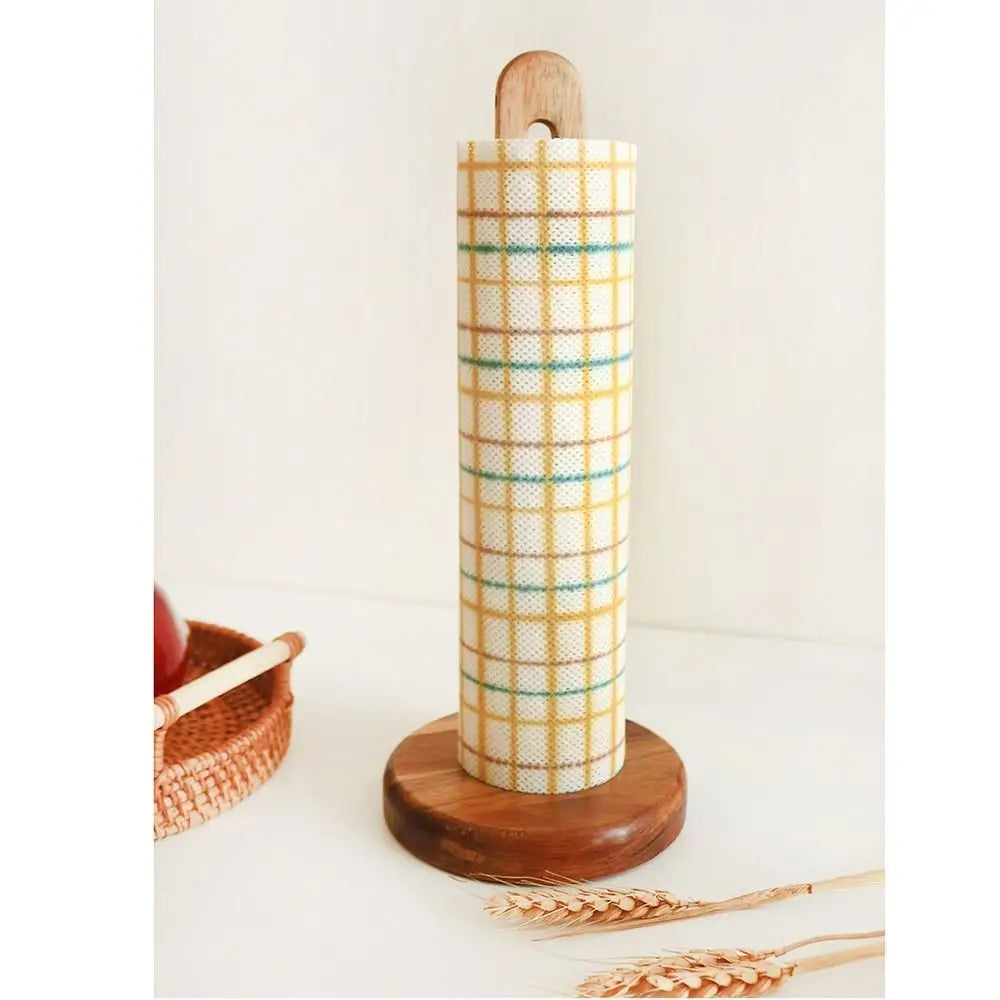 Wooden Paper Towel Stand
