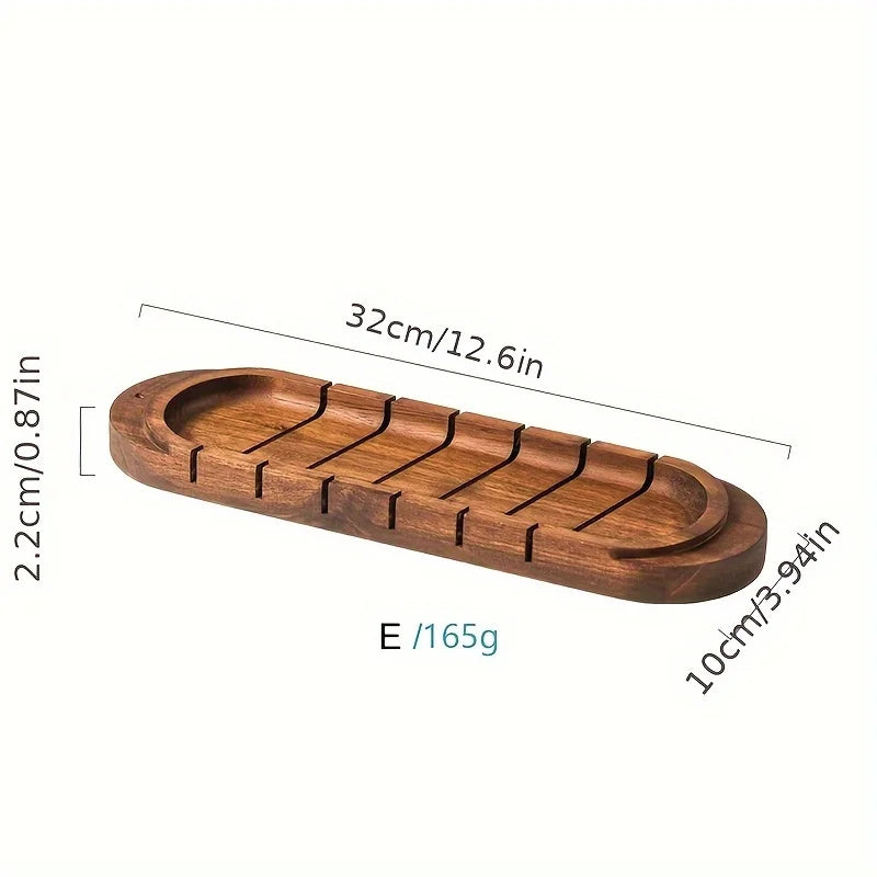 Wooden Egg Storage Tray – Multi-Compartment Kitchen Organizer