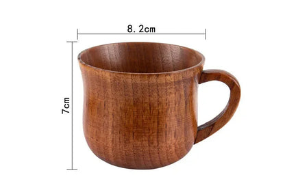 Wooden Big Belly Cup – Handmade Jujube Wood Drinkware