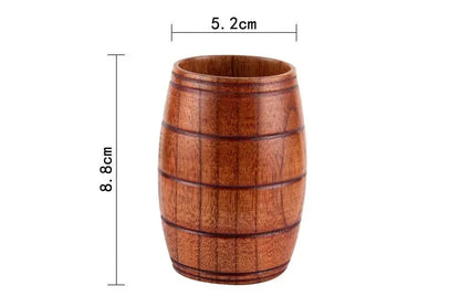 Wooden Big Belly Cup – Handmade Jujube Wood Drinkware