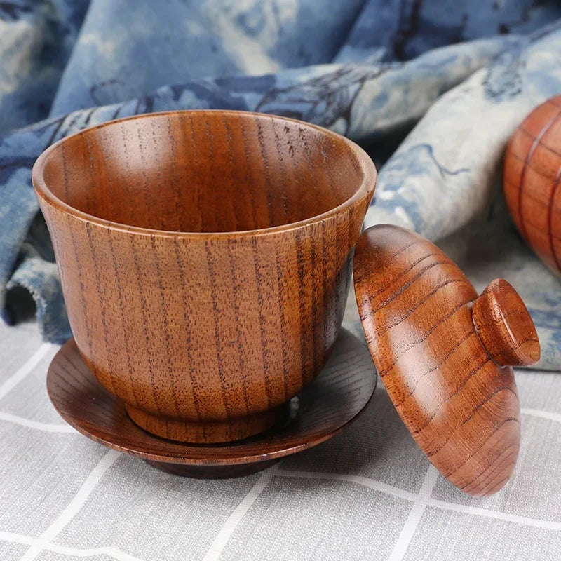 Wooden Big Belly Cup – Handmade Jujube Wood Drinkware
